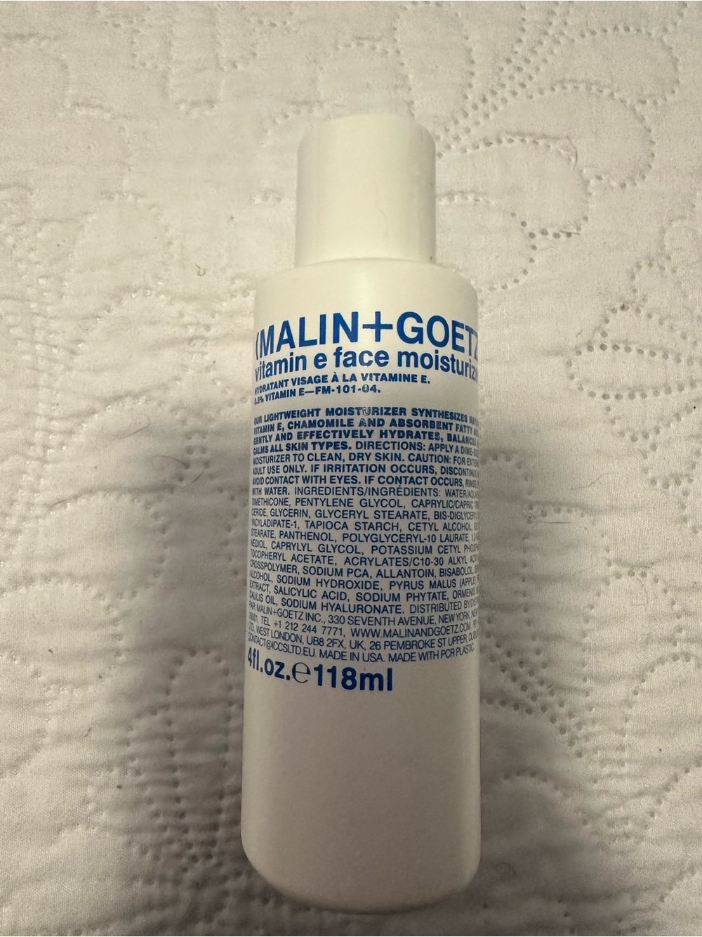 MALIN+GOETZ Vitamin E Face Moisturizer - 4 fl oz
